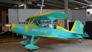 Bi-plane after paint and graphics applied