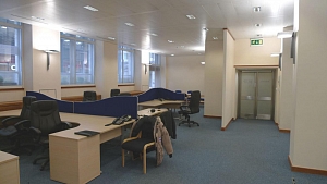 Empty office location