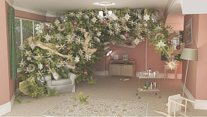 Christams tree interior dressing visual