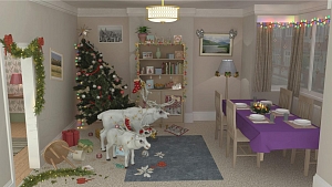Reindeer interior dressing visual