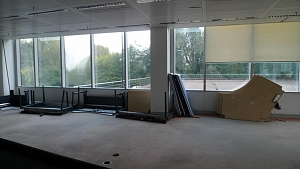 Empty office location