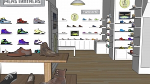 Shoe shop build design