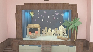 Nativity school play visual
